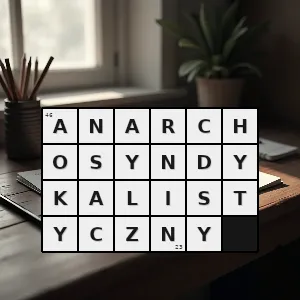 Rozwiązanie krzyżówki: anarchosyndykalizm - anarchosyndykalistyczny | hasła, synonimy i podpowiedzi Hasło krzyżówkowe anarchosyndykalizm - anarchosyndykalistyczny – rozwiązanie, synonimy, podpowiedzi i definicje krzyżówkowe