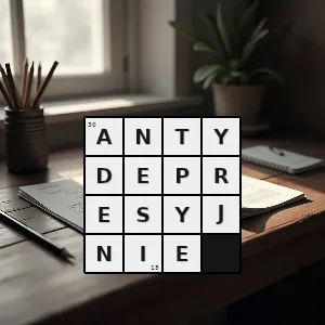 Rozwiązanie krzyżówki: w sposób leczniczo przeciwdziałający depresji i podobnym zaburzeniom psychicznym lub zwalczający jej objawy i skutki - antydepresyjnie | hasła, synonimy i podpowiedzi Hasło krzyżówkowe w sposób leczniczo przeciwdziałający depresji i podobnym zaburzeniom psychicznym lub zwalczający jej objawy i skutki - antydepresyjnie – rozwiązanie, synonimy, podpowiedzi i definicje krzyżówkowe