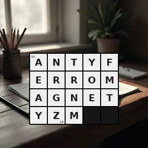 Hasło krzyżówkowe antyrównoległy - antyferromagnetyzm – rozwiązanie, synonimy, podpowiedzi i definicje krzyżówkowe