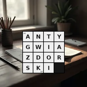 Hasło krzyżówkowe pozbawiony cech typowych dla gwiazdora będący przeciwieństwem gwiazdy przejawiający niechęć do zachowań typowych dla gwiazd czy gwiazdorów - antygwiazdorski – rozwiązanie, synonimy, podpowiedzi i definicje krzyżówkowe