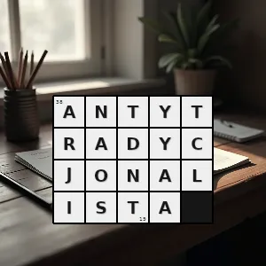 Hasło krzyżówkowe przeciwnik przywiązania i szacunku do tradycji - antytradycjonalista – rozwiązanie, synonimy, podpowiedzi i definicje krzyżówkowe