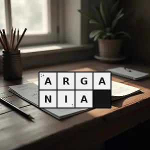 Hasło krzyżówkowe arirania - argania – rozwiązanie, synonimy, podpowiedzi i definicje krzyżówkowe