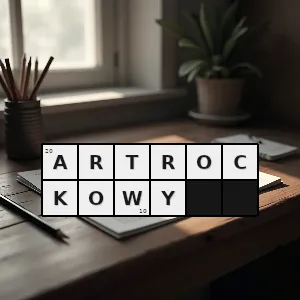 Hasło krzyżówkowe o muzyce taki który posiada cechy charakterystyczne dla art rocka - artrockowy – rozwiązanie, synonimy, podpowiedzi i definicje krzyżówkowe