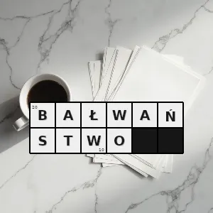 Hasło krzyżówkowe skretynieć - bałwaństwo – rozwiązanie, synonimy, podpowiedzi i definicje krzyżówkowe