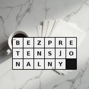 Rozwiązanie krzyżówki: o zachowaniu taki który świadczy o bezpretensjonalności pozbawiony sztuczności przesady zmanierowania fałszu - bezpretensjonalny | hasła, synonimy i podpowiedzi Hasło krzyżówkowe o zachowaniu taki który świadczy o bezpretensjonalności pozbawiony sztuczności przesady zmanierowania fałszu - bezpretensjonalny – rozwiązanie, synonimy, podpowiedzi i definicje krzyżówkowe