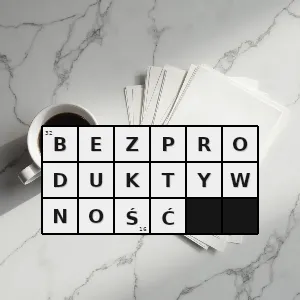 Hasło krzyżówkowe niewydajność - bezproduktywność – rozwiązanie, synonimy, podpowiedzi i definicje krzyżówkowe