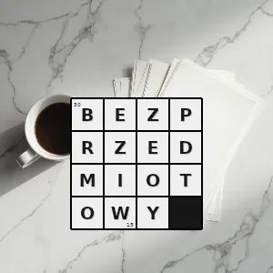 Hasło krzyżówkowe asemantyczny - bezprzedmiotowy – rozwiązanie, synonimy, podpowiedzi i definicje krzyżówkowe