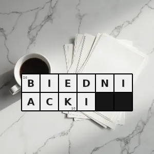 Rozwiązanie krzyżówki: należący pochodzący do warstwy biedoty wiejskiej - biedniacki | hasła, synonimy i podpowiedzi Hasło krzyżówkowe należący pochodzący do warstwy biedoty wiejskiej - biedniacki – rozwiązanie, synonimy, podpowiedzi i definicje krzyżówkowe