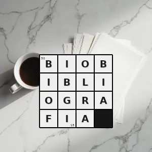 Hasło krzyżówkowe zestawienie dzieł prac książek jednego autora często połączone z opisami tych prac oraz z informacjami biograficznymi o samym autorze - biobibliografia – rozwiązanie, synonimy, podpowiedzi i definicje krzyżówkowe