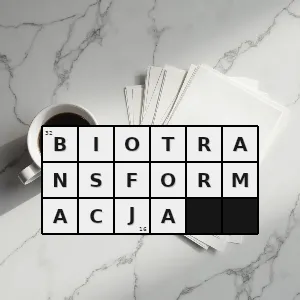 Hasło krzyżówkowe katalizowana przez enzymy reakcja chemiczna w której następuje przekształcenie określonegonych fragmentuów substratu - biotransformacja – rozwiązanie, synonimy, podpowiedzi i definicje krzyżówkowe