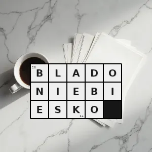 Hasło krzyżówkowe bladoniebiesko - bladoniebiesko – rozwiązanie, synonimy, podpowiedzi i definicje krzyżówkowe