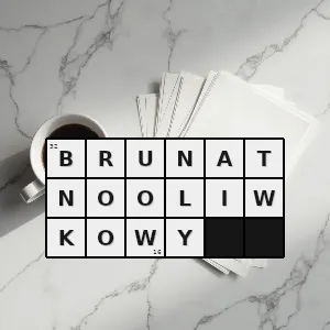 Hasło krzyżówkowe taki który jest w kolorze oliwkowym o brunatnym odcieniu - brunatnooliwkowy – rozwiązanie, synonimy, podpowiedzi i definicje krzyżówkowe