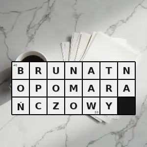 Hasło krzyżówkowe pomarańczowy z brunatnym odcieniem - brunatnopomarańczowy – rozwiązanie, synonimy, podpowiedzi i definicje krzyżówkowe