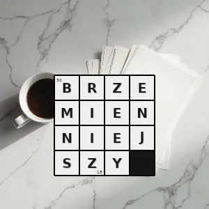 Hasło krzyżówkowe bogatszy w wydarzenia lub zjawiska najczęściej taki z którego wypływają określone konsekwencje - brzemienniejszy – rozwiązanie, synonimy, podpowiedzi i definicje krzyżówkowe