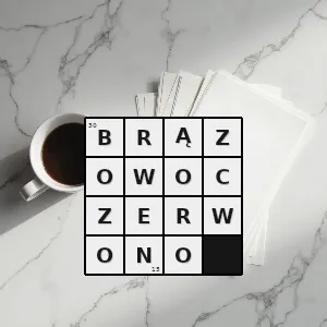 Hasło krzyżówkowe w kolorze brązowoczerwonym w kolorze czerwonym o brązowym odcieniu - brązowoczerwono – rozwiązanie, synonimy, podpowiedzi i definicje krzyżówkowe