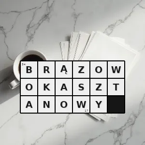 Hasło krzyżówkowe taki który jest w kolorze kasztanowym o wyraźnym brązowym odcieniu - brązowokasztanowy – rozwiązanie, synonimy, podpowiedzi i definicje krzyżówkowe