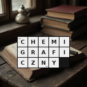 Hasło krzyżówkowe związany z chemigrafią dotyczący chemigrafii - chemigraficzny – rozwiązanie, synonimy, podpowiedzi i definicje krzyżówkowe