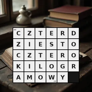 Hasło krzyżówkowe taki który waży czterdzieści cztery kilogramy - czterdziestoczterokilogramowy – rozwiązanie, synonimy, podpowiedzi i definicje krzyżówkowe