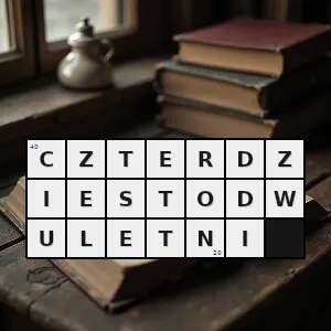 Hasło krzyżówkowe taki który trwa czterdzieści dwa lata - czterdziestodwuletni – rozwiązanie, synonimy, podpowiedzi i definicje krzyżówkowe