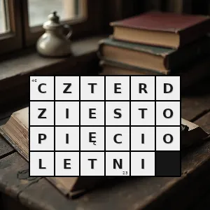Hasło krzyżówkowe mający czterdzieści pięć lat - czterdziestopięcioletni – rozwiązanie, synonimy, podpowiedzi i definicje krzyżówkowe