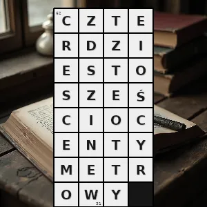 Hasło krzyżówkowe taki który ma czterdzieści sześć centymetrów kwadratowych powierzchni lub zajmuje taką powierzchnię - czterdziestosześciocentymetrowy – rozwiązanie, synonimy, podpowiedzi i definicje krzyżówkowe