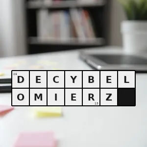 Hasło krzyżówkowe tonometr - decybelomierz – rozwiązanie, synonimy, podpowiedzi i definicje krzyżówkowe