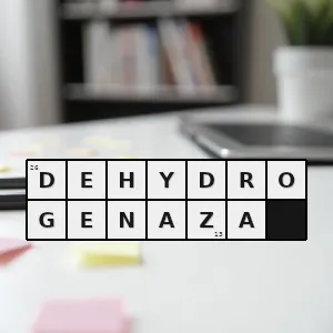 Hasło krzyżówkowe enzym mający zdolność odszczepiania atomów wodoru - dehydrogenaza – rozwiązanie, synonimy, podpowiedzi i definicje krzyżówkowe