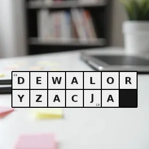 Rozwiązanie krzyżówki: obniżanie się - dewaloryzacja | hasła, synonimy i podpowiedzi Hasło krzyżówkowe obniżanie się - dewaloryzacja – rozwiązanie, synonimy, podpowiedzi i definicje krzyżówkowe