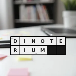 Hasło krzyżówkowe kopalny ssak z rzędu trąbowców przypominający słonia - dinoterium – rozwiązanie, synonimy, podpowiedzi i definicje krzyżówkowe