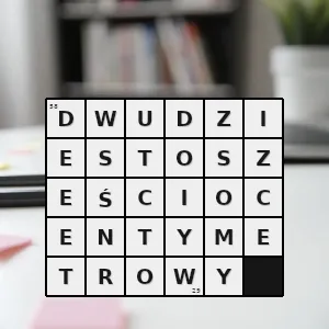 Rozwiązanie krzyżówki: taki który ma dwadzieścia sześć centymetrów długości szerokości grubości wysokości lub głębokości - dwudziestosześciocentymetrowy | hasła, synonimy i podpowiedzi Hasło krzyżówkowe taki który ma dwadzieścia sześć centymetrów długości szerokości grubości wysokości lub głębokości - dwudziestosześciocentymetrowy – rozwiązanie, synonimy, podpowiedzi i definicje krzyżówkowe