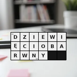 Hasło krzyżówkowe taki który ma dziewięć barw - dziewięciobarwny – rozwiązanie, synonimy, podpowiedzi i definicje krzyżówkowe