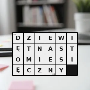 Hasło krzyżówkowe taki który ma dziewiętnaście miesięcy - dziewiętnastomiesięczny – rozwiązanie, synonimy, podpowiedzi i definicje krzyżówkowe