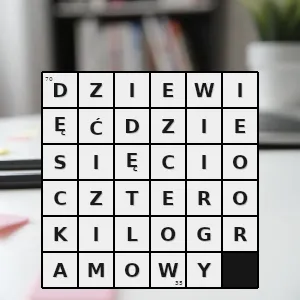 Hasło krzyżówkowe taki który waży dziewięćdziesiąt cztey kilogramy - dziewięćdziesięcioczterokilogramowy – rozwiązanie, synonimy, podpowiedzi i definicje krzyżówkowe