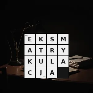 Rozwiązanie krzyżówki: skreślenie kogoś z listy studentów - eksmatrykulacja | hasła, synonimy i podpowiedzi Hasło krzyżówkowe skreślenie kogoś z listy studentów - eksmatrykulacja – rozwiązanie, synonimy, podpowiedzi i definicje krzyżówkowe