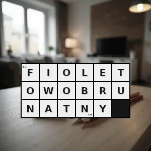 Rozwiązanie krzyżówki: brunatny o fioletowym odcieniu - fioletowobrunatny | hasła, synonimy i podpowiedzi Hasło krzyżówkowe brunatny o fioletowym odcieniu - fioletowobrunatny – rozwiązanie, synonimy, podpowiedzi i definicje krzyżówkowe