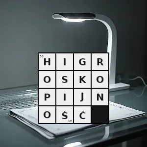 Hasło krzyżówkowe zdolność stałych i ciekłych substancji do wiązania pary wodnej - higroskopijność – rozwiązanie, synonimy, podpowiedzi i definicje krzyżówkowe