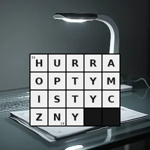 Hasło krzyżówkowe taki który jest bardzo optymistyczny ale w przesadny zbyt krzykliwy i ostentacyjny sposób o postawie zachowaniu - hurraoptymistyczny – rozwiązanie, synonimy, podpowiedzi i definicje krzyżówkowe