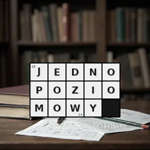 Hasło krzyżówkowe taki który ma jeden poziom - jednopoziomowy – rozwiązanie, synonimy, podpowiedzi i definicje krzyżówkowe