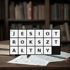 Hasło krzyżówkowe o rybach taki który należy do rzędu jesiostrokształtnych - jesiotrokształtny – rozwiązanie, synonimy, podpowiedzi i definicje krzyżówkowe