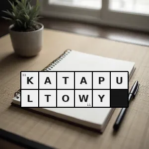 Hasło krzyżówkowe związany z katapultą dotyczący katapulty jako urządzenia umożliwiającego start samolotu z pasa o ograniczonej długości i dowolnej powierzchni - katapultowy – rozwiązanie, synonimy, podpowiedzi i definicje krzyżówkowe