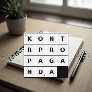 Hasło krzyżówkowe propaganda będąca odpowiedzią na inną propagandę - kontrpropaganda – rozwiązanie, synonimy, podpowiedzi i definicje krzyżówkowe