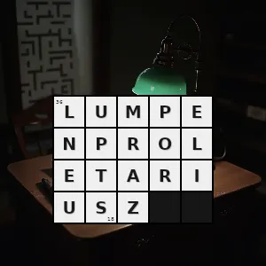 Rozwiązanie krzyżówki: człowiek należący do lumpenproletariatu - lumpenproletariusz | hasła, synonimy i podpowiedzi Hasło krzyżówkowe człowiek należący do lumpenproletariatu - lumpenproletariusz – rozwiązanie, synonimy, podpowiedzi i definicje krzyżówkowe
