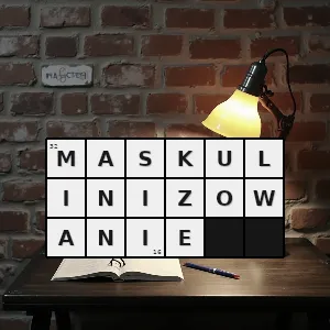 Rozwiązanie krzyżówki: nadawanie czemuś cech męskich - maskulinizowanie | hasła, synonimy i podpowiedzi Hasło krzyżówkowe nadawanie czemuś cech męskich - maskulinizowanie – rozwiązanie, synonimy, podpowiedzi i definicje krzyżówkowe