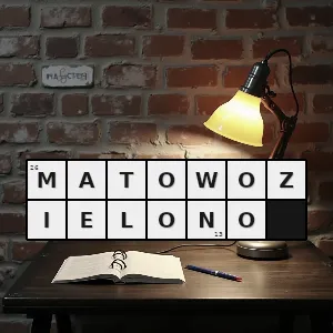 Hasło krzyżówkowe matowozielony - matowozielono – rozwiązanie, synonimy, podpowiedzi i definicje krzyżówkowe
