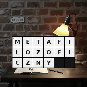 Hasło krzyżówkowe związany z metafilozofią teorią filozofii - metafilozoficzny – rozwiązanie, synonimy, podpowiedzi i definicje krzyżówkowe
