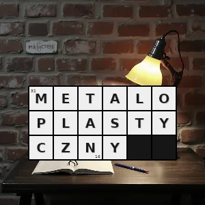 Hasło krzyżówkowe metaloplastyka - metaloplastyczny – rozwiązanie, synonimy, podpowiedzi i definicje krzyżówkowe