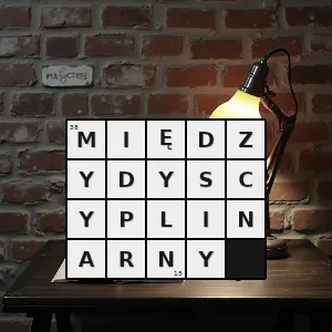 Rozwiązanie krzyżówki: dotyczący co najmniej dwóch dziedzin wiedzy - międzydyscyplinarny | hasła, synonimy i podpowiedzi Hasło krzyżówkowe dotyczący co najmniej dwóch dziedzin wiedzy - międzydyscyplinarny – rozwiązanie, synonimy, podpowiedzi i definicje krzyżówkowe