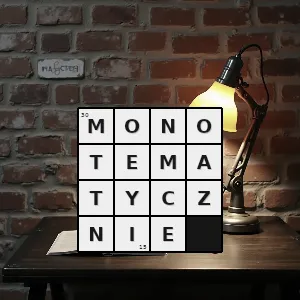 Rozwiązanie krzyżówki: tak że porusza się jeden temat - monotematycznie | hasła, synonimy i podpowiedzi Hasło krzyżówkowe tak że porusza się jeden temat - monotematycznie – rozwiązanie, synonimy, podpowiedzi i definicje krzyżówkowe