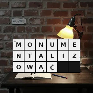 Hasło krzyżówkowe uwydatniać coś podkreślać przedstawiać jako monumentalne - monumentalizować – rozwiązanie, synonimy, podpowiedzi i definicje krzyżówkowe