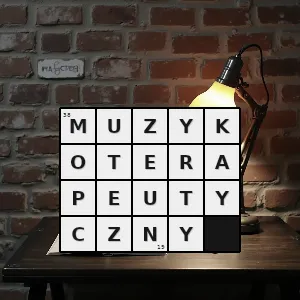 Rozwiązanie krzyżówki: muzykoterapia - muzykoterapeutyczny | hasła, synonimy i podpowiedzi Hasło krzyżówkowe muzykoterapia - muzykoterapeutyczny – rozwiązanie, synonimy, podpowiedzi i definicje krzyżówkowe